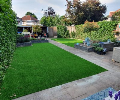 Zelf kunstgras leggen resultaat 4