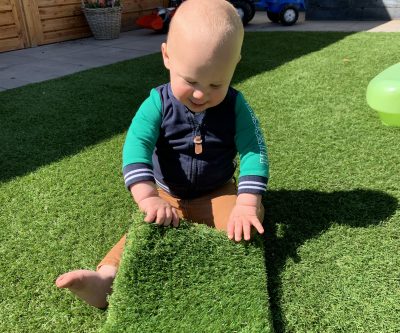 Zacht kunstgras tuin